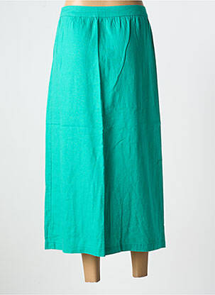 Jupe longue coupe droite vert ÉTYMOLOGIE femme