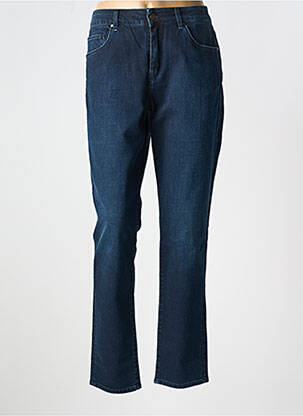 Jeans coupe slim broderie rivets taille normale bleu LEE COOPER femme