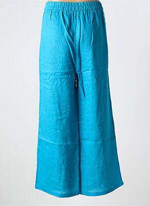 Pantalon droit taille élastique taille normale bleu AGATHE & LOUISE femme