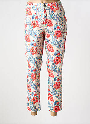 Pantalon chino tissage popeline taille normale beige LEE COOPER femme