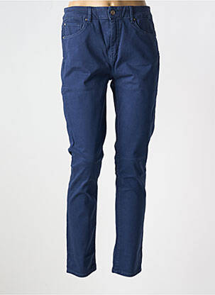 Pantalon slim tissage popeline taille normale bleu LEE COOPER femme