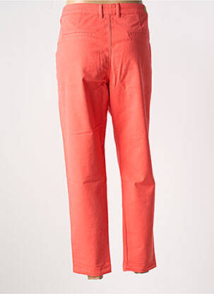 Pantalon chino tissage popeline taille normale orange LEE COOPER femme