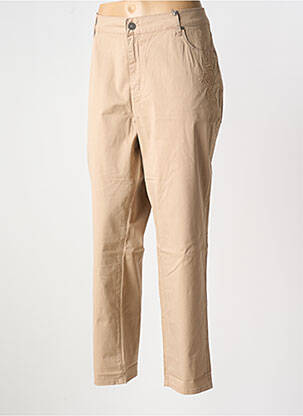Pantalon droit stretch taille haute beige LEE COOPER femme