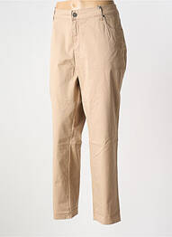 Pantalon droit stretch taille haute beige LEE COOPER femme