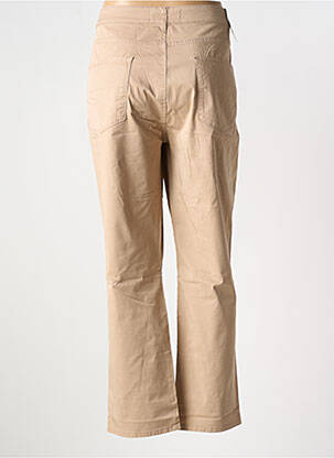 Pantalon droit stretch taille haute beige LEE COOPER femme