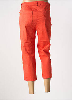 Pantacourt coupe droite taille normale orange AGATHE & LOUISE femme