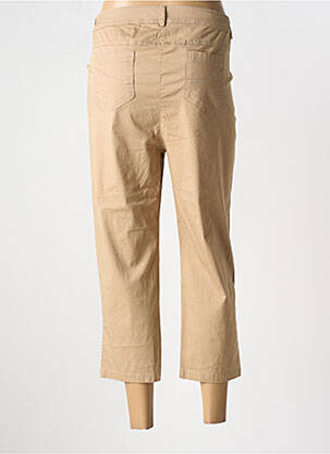 Pantacourt coupe droite taille normale beige AGATHE & LOUISE femme