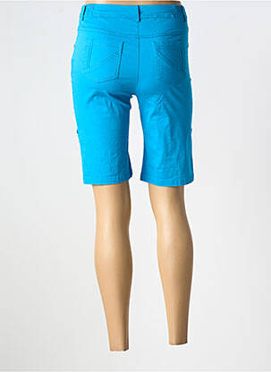 Bermuda taille élastique taille normale bleu AGATHE & LOUISE femme