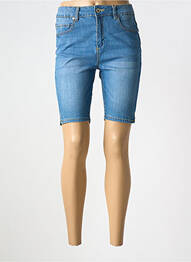 Bermuda coupe droite taille normale bleu LEE COOPER femme
