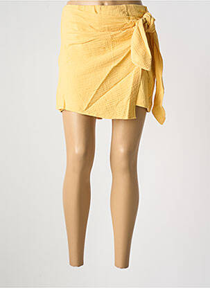Jupe short taille normale jaune LEE COOPER femme