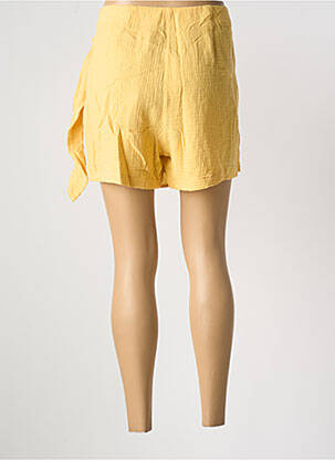 Jupe short coupe droite jaune LEE COOPER femme
