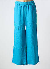 Pantalon droit bleu AGATHE & LOUISE pour femme seconde vue