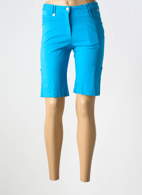 Bermuda bleu AGATHE & LOUISE pour femme