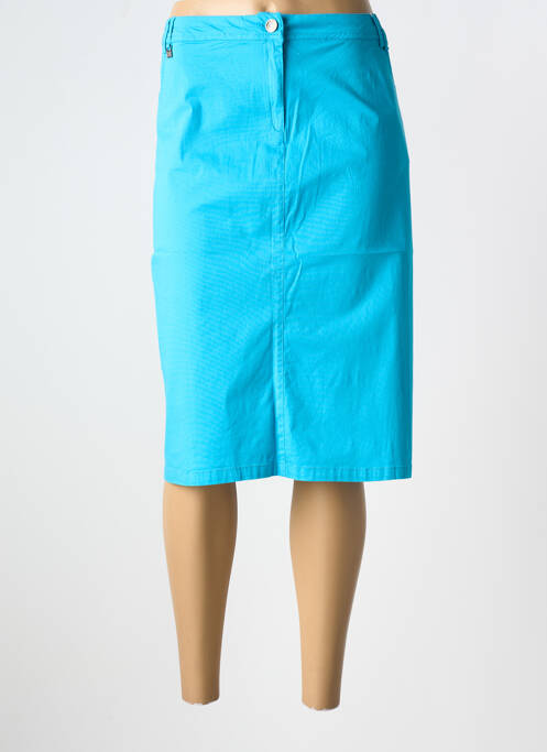 Jupe mi-longue bleu AGATHE & LOUISE pour femme