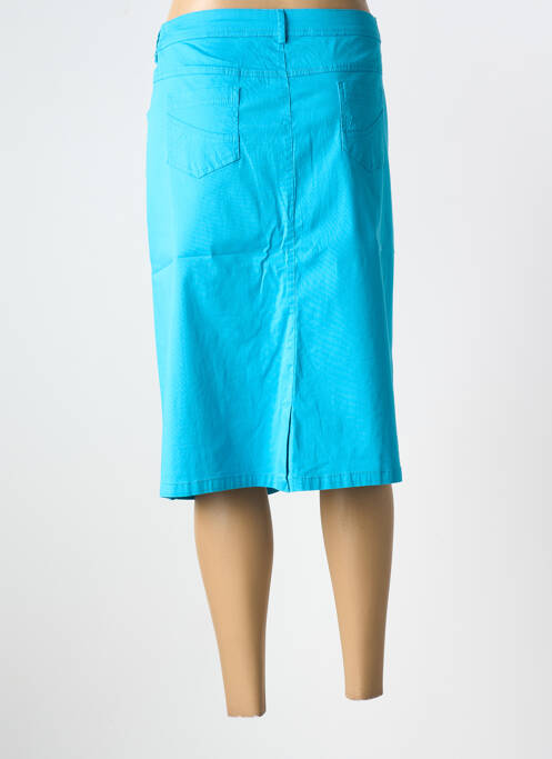 Jupe mi-longue bleu AGATHE & LOUISE pour femme