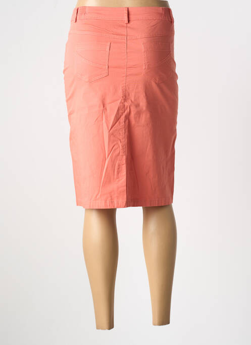 Jupe mi-longue orange AGATHE & LOUISE pour femme