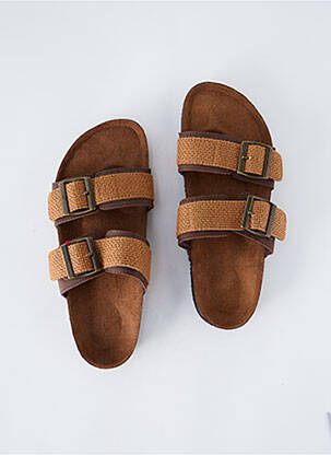 Mules/sabots voute plantaire talon plat jusqu'à 3cm marron OXBOW femme