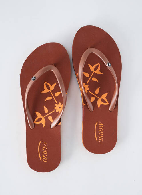 Tongs marron OXBOW pour femme