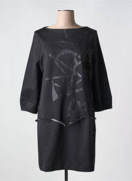 Robe courte manches 3/4 manches 3/4 noir COP COPINE femme