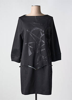 Robe courte manches 3/4 manches 3/4 noir COP COPINE femme