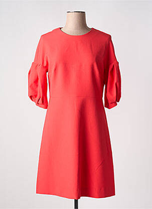 Robe mi-longue manches courtes manches courtes rouge COP COPINE femme