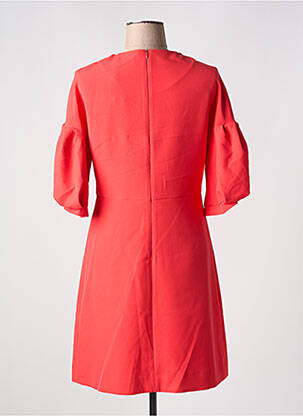 Robe mi-longue manches courtes manches courtes rouge COP COPINE femme