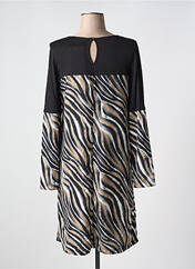 Robe mi-longue marron LILI & CAROLINE pour femme seconde vue