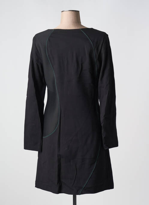 Robe mi-longue manches longues manches longues noir COP COPINE femme