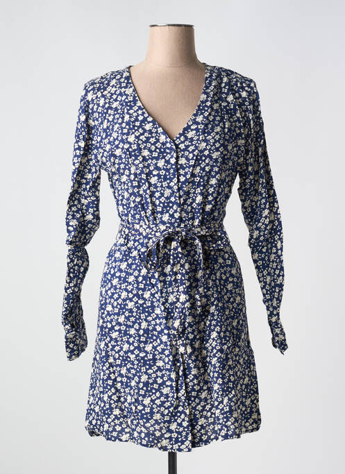 Robe courte bleu BIZANCE pour femme