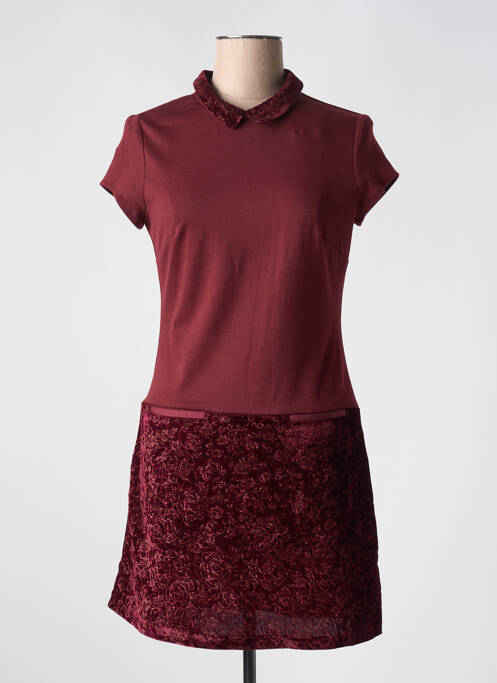 Robe courte violet NAF NAF pour femme