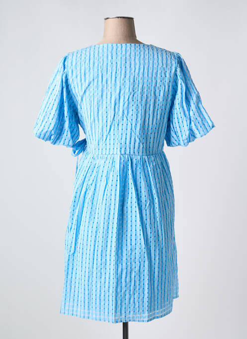 Robe mi-longue bleu ICHI pour femme