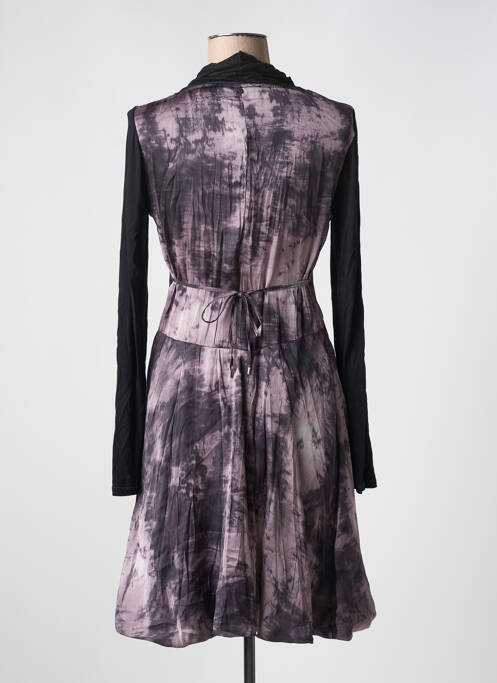 Robe mi-longue violet DECA pour femme