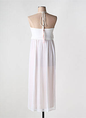 Robe mi-longue sans manche sans manche blanc COP COPINE femme