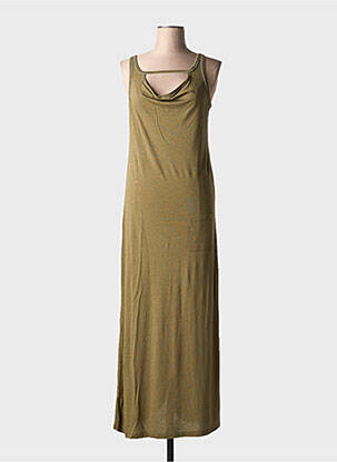 Robe longue sans manche sans manche vert COP COPINE femme