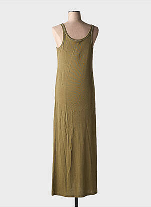 Robe longue sans manche sans manche vert COP COPINE femme