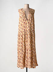 Robe longue marron CAROLL pour femme seconde vue