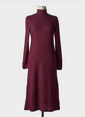 Robe pull violet B.YOUNG pour femme seconde vue