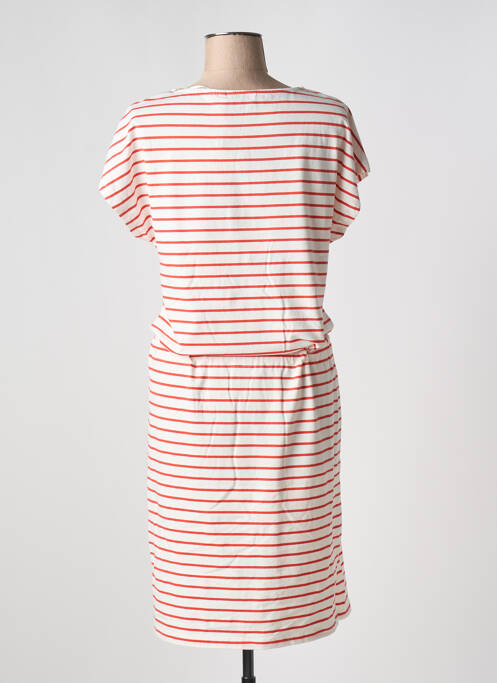 Robe mi-longue manches courtes manches courtes rouge B.YOUNG femme