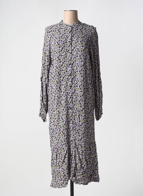 Robe courte noir ICHI pour femme