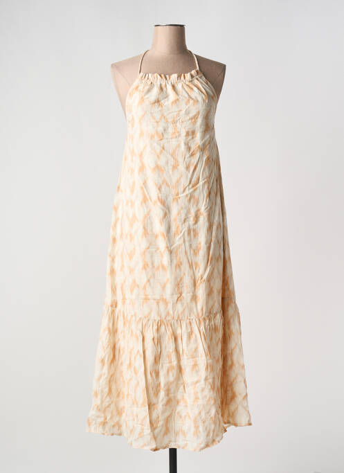 Robe longue beige B.YOUNG pour femme