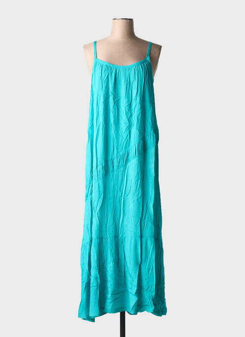 Robe longue bleu LILI & CAROLINE pour femme