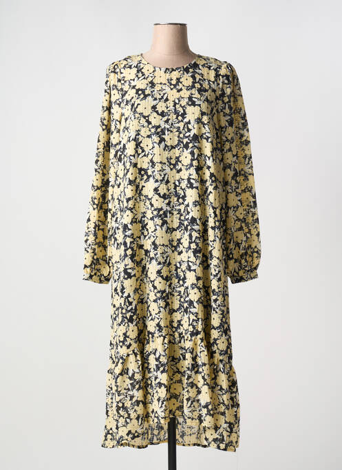 Robe longue jaune MSCH COPENHAGEN pour femme