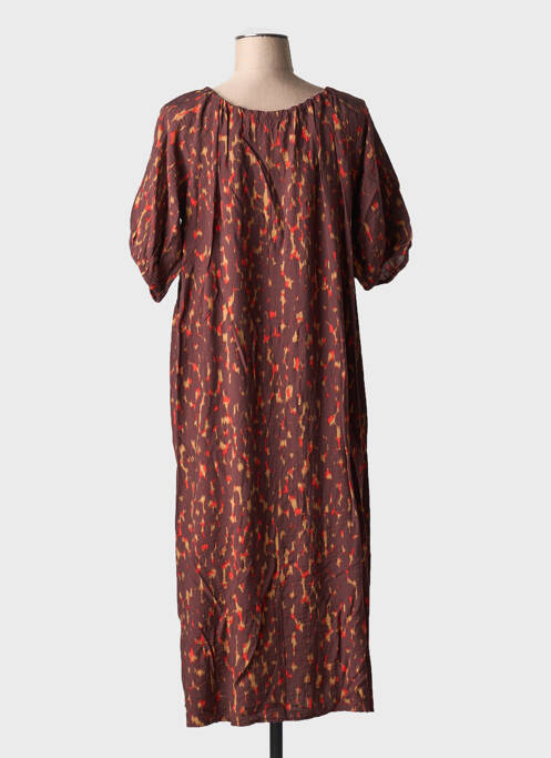 Robe longue marron B.YOUNG pour femme