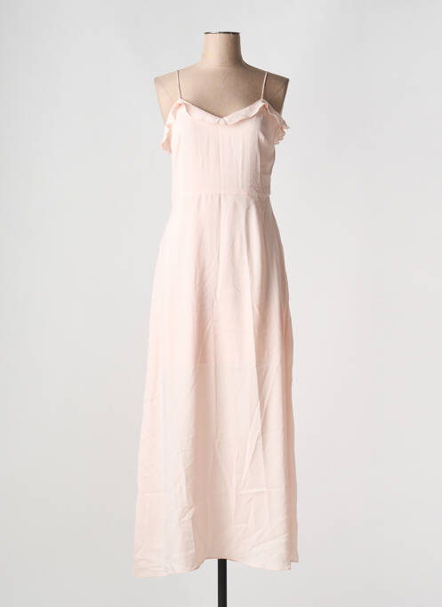 Robe longue rose ETAM pour femme
