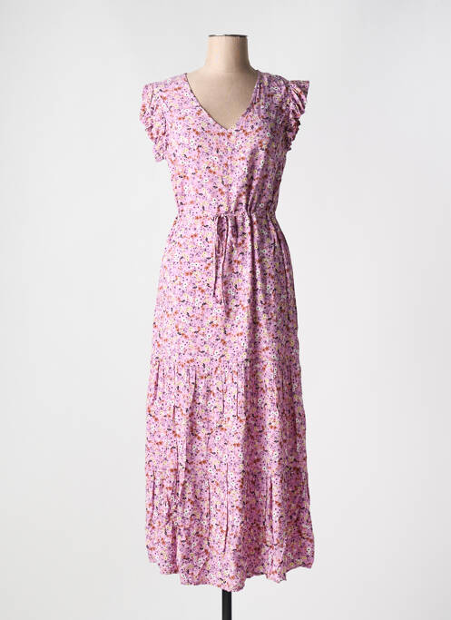 Robe longue violet B.YOUNG pour femme