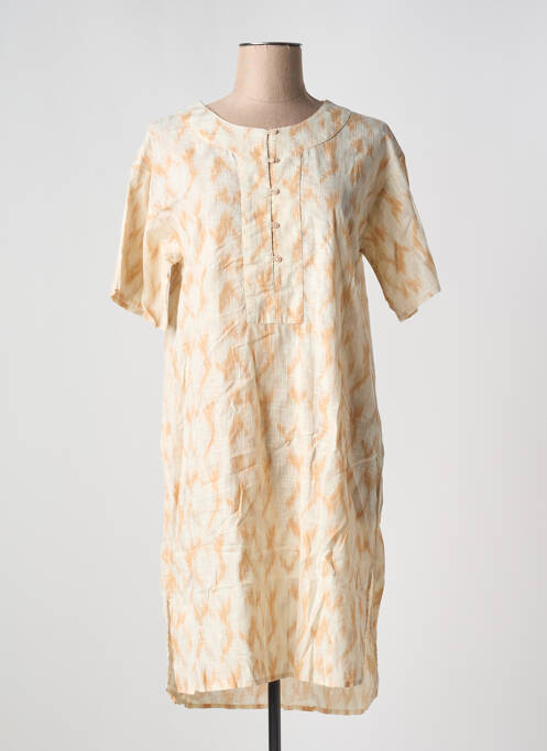 Robe mi-longue beige B.YOUNG pour femme