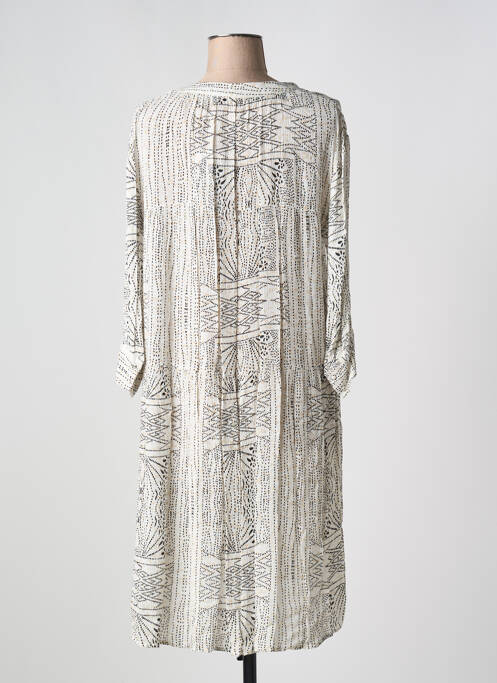 Robe mi-longue beige FRANSA pour femme