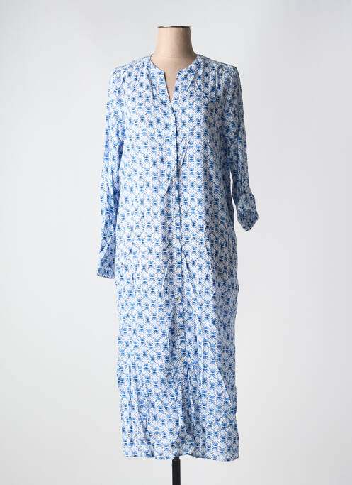 Robe mi-longue bleu B.YOUNG pour femme