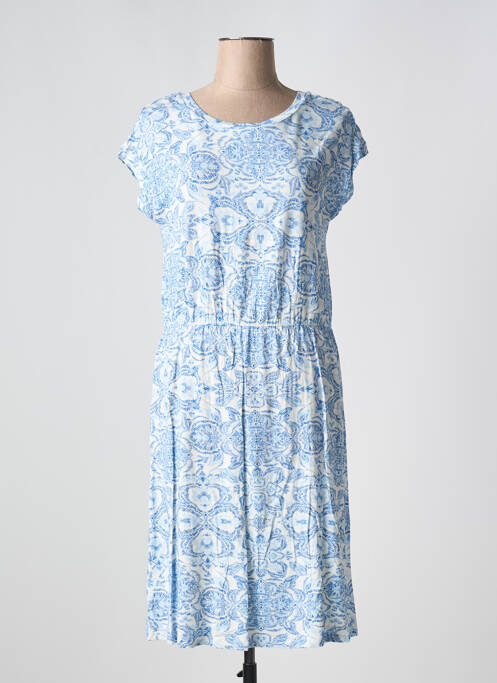Robe mi-longue bleu FRANSA pour femme