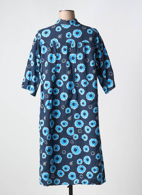 Robe mi-longue bleu ICHI pour femme